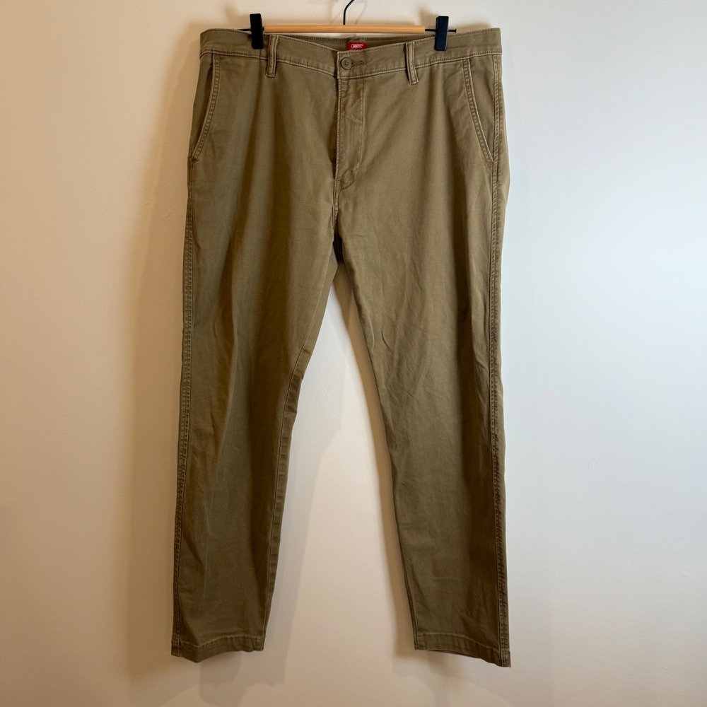 Levi's XX Chino Standard Taper Khaki Pants Men's 36x34 Cotton Blend Stretch